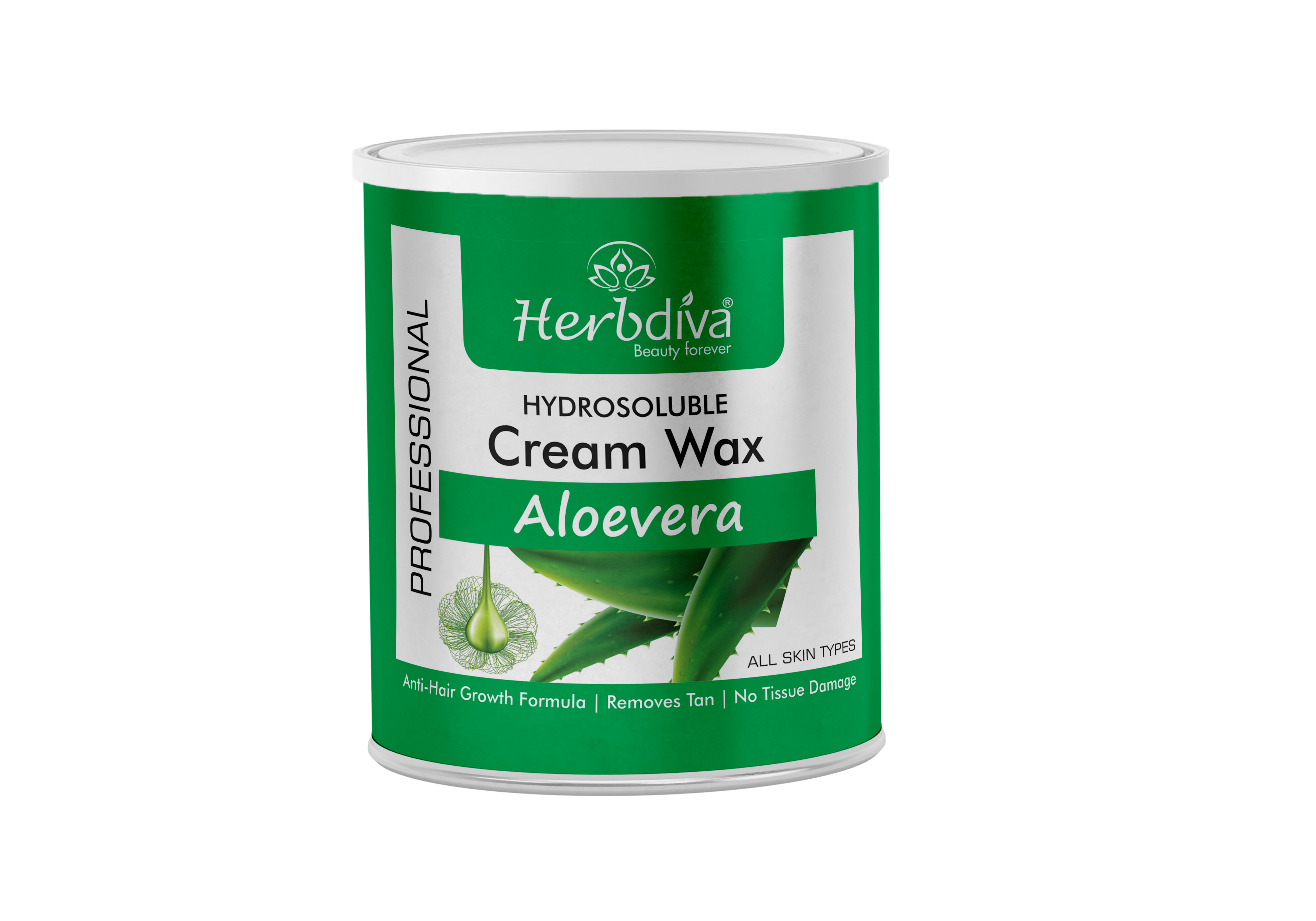 800g Hydrosoluble Alowvera cream wax